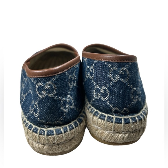 Gucci Blue Denim & Leather
 Espadrilles Ladies size... - Picture 5 of 11